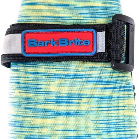 Bark Brite Dog Boots in teal heather and Black size medium - Picture 3 of 5